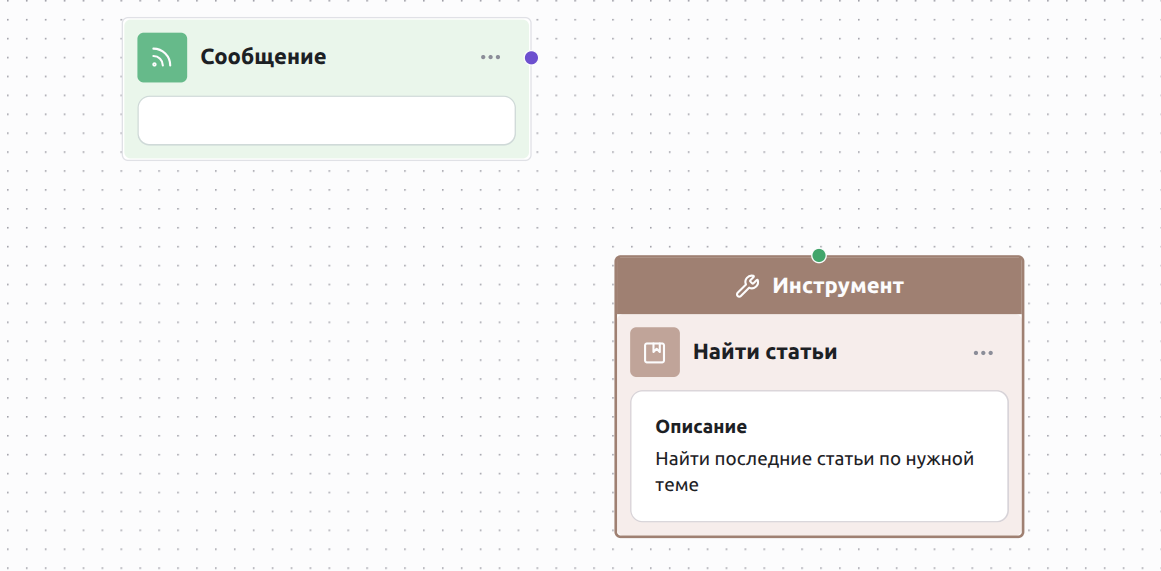 Триггер и инструмент